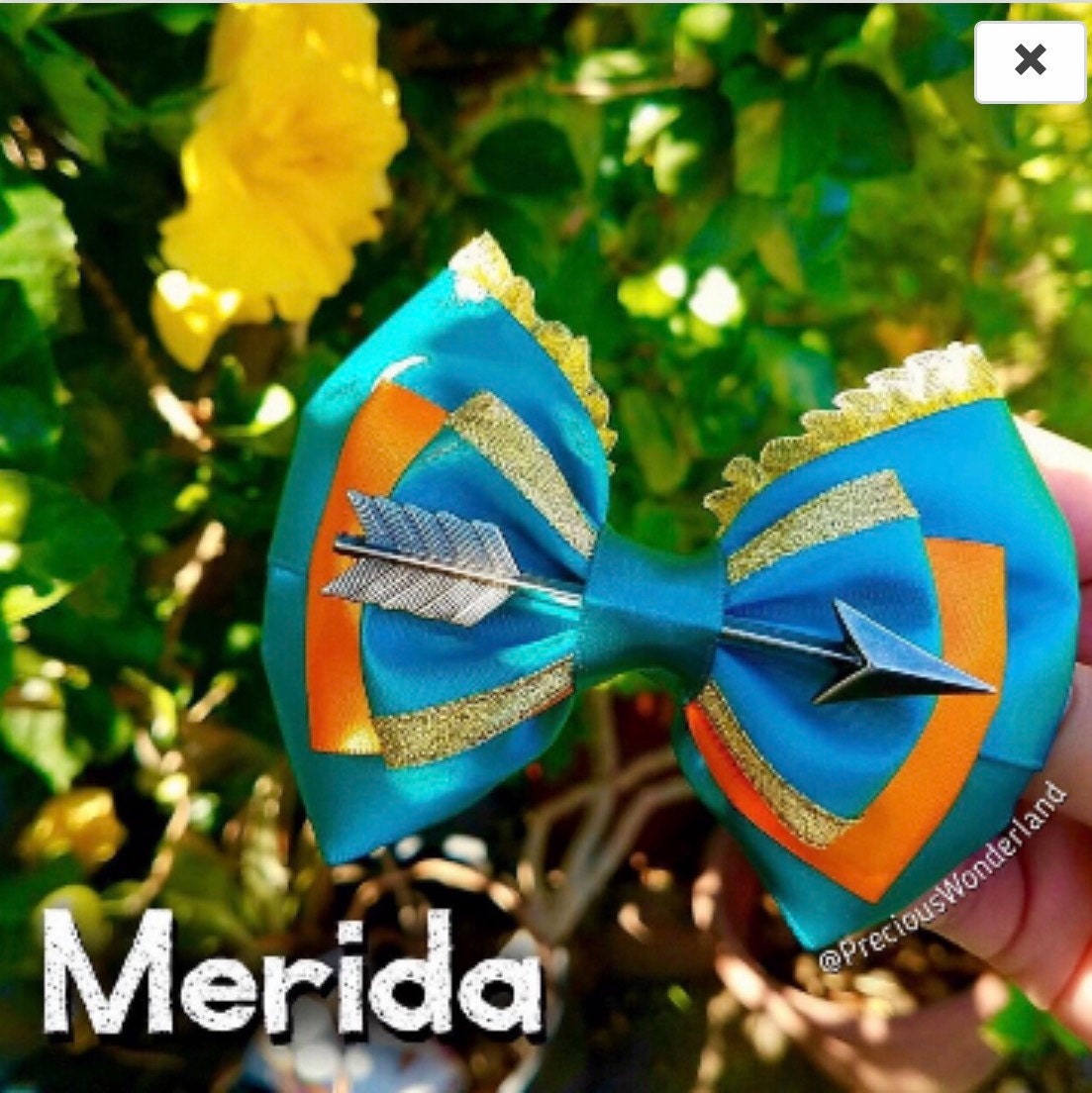 Brave Princess Inspired Hair Bow - Etsy display picture 2