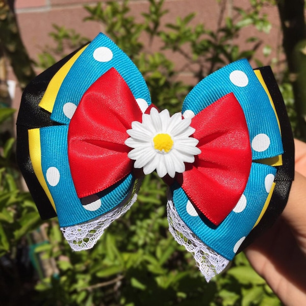 Vintage Minnie Mouse Inspired Hair Bow