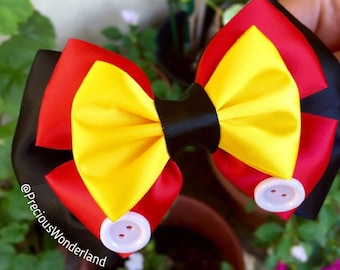 Deluxe Mr Mouse Inspired Hair Bow