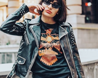 Joshua Tree thunderbird graphic t-shirt womens graphic tshirts southwest thunderbird shirt retro 70s California tee native t shirt