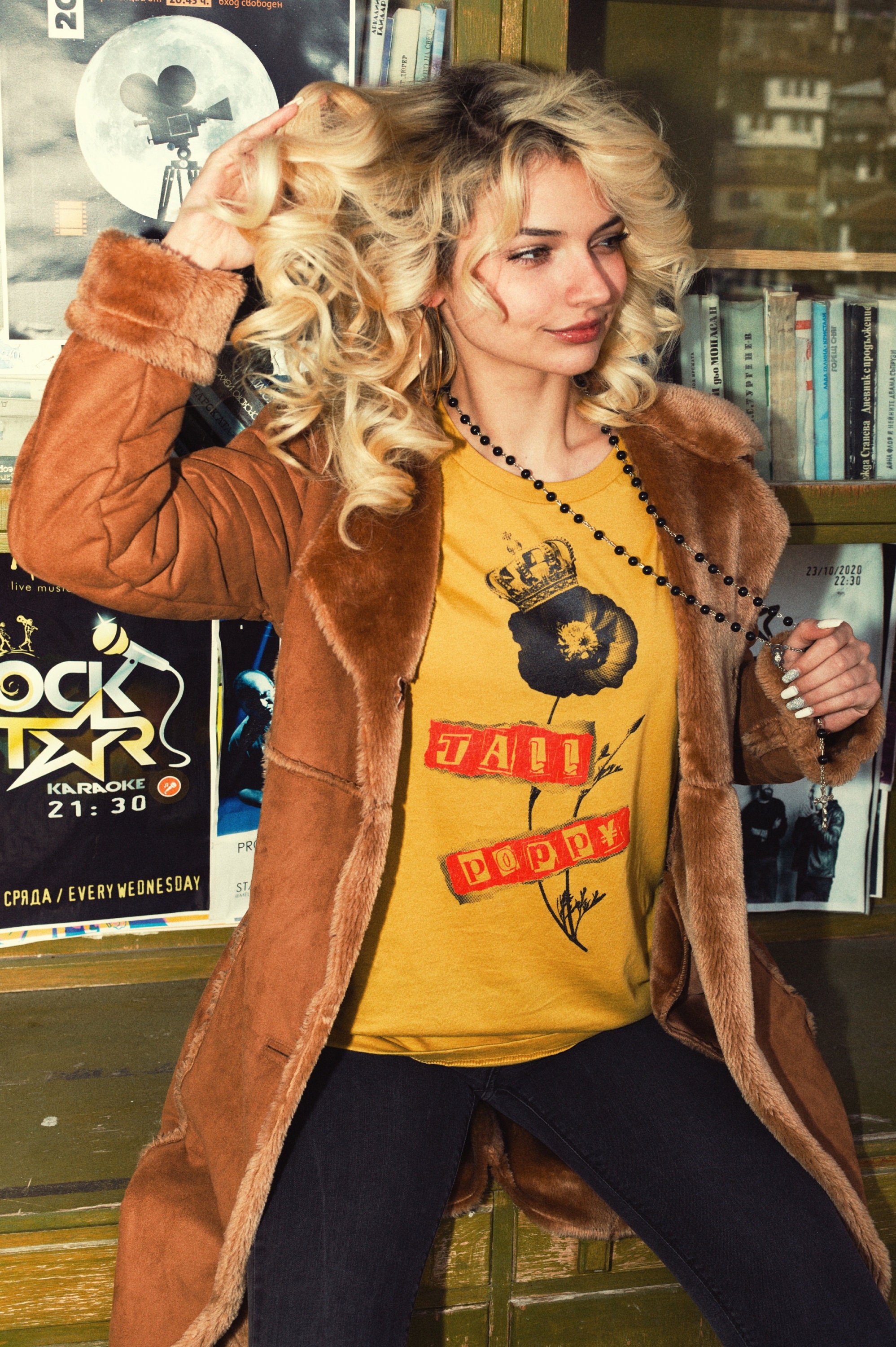 値下 マシス ロンT T-SHIRT L/S E-POPPY ポピー 長袖 刺繍