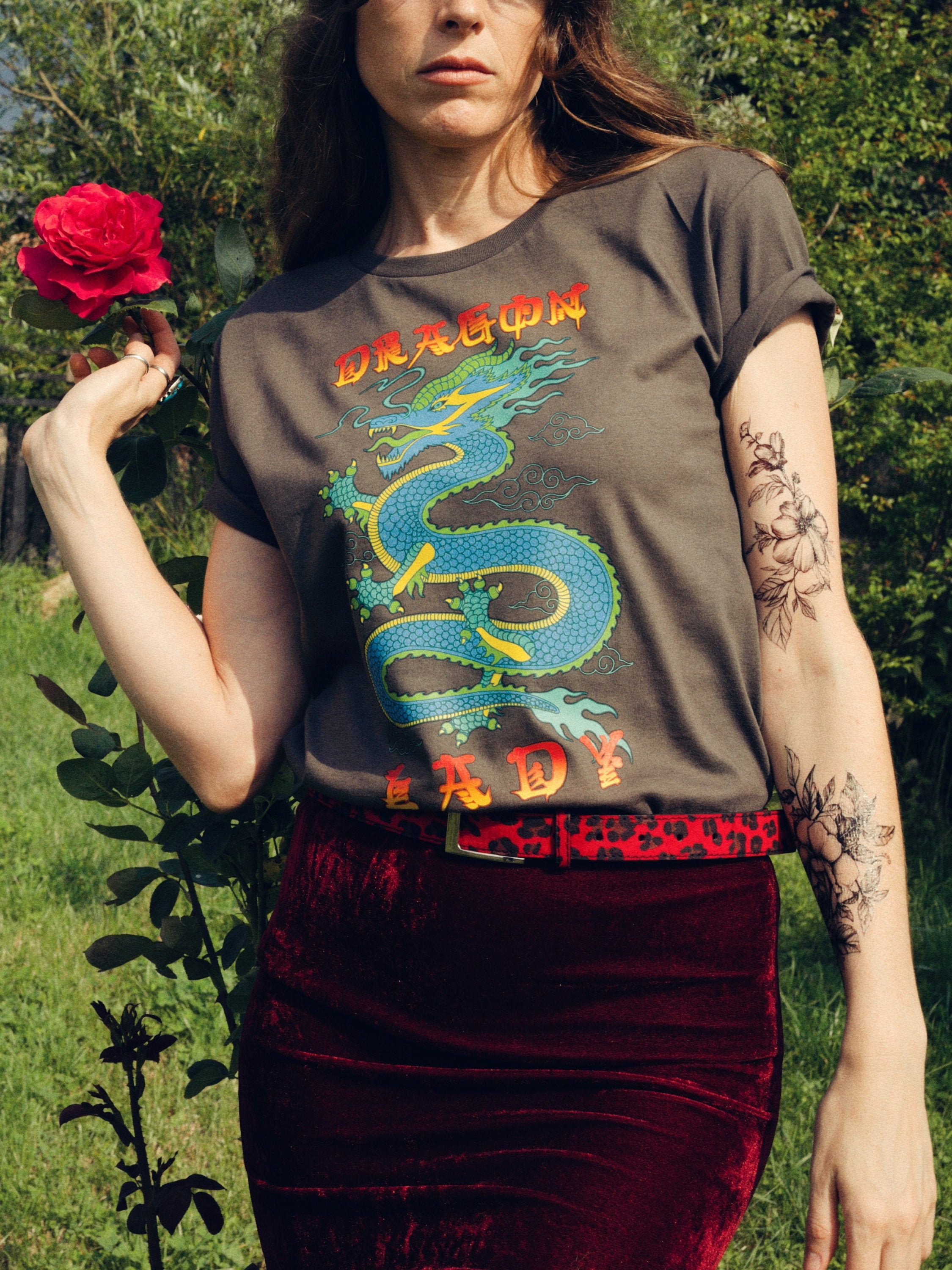 dragon graphic tees