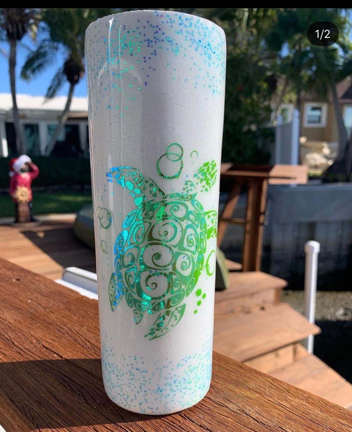 Turtle Tumbler Etsy