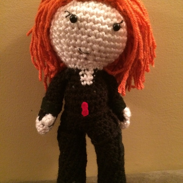 Ready to Ship Natasha Romanoff Black Widow Inspired Amigurumi Doll