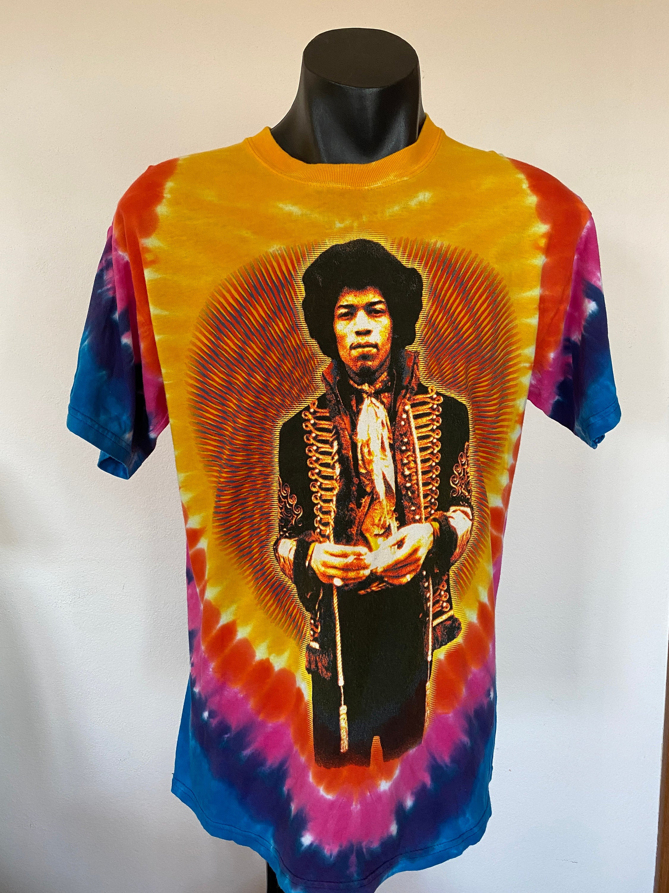 Vintage Tie Dye Jimi Hendrix shirt | Etsy