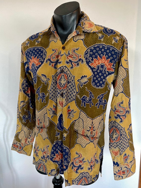 Vintage Batik Keris Shirt Etsy