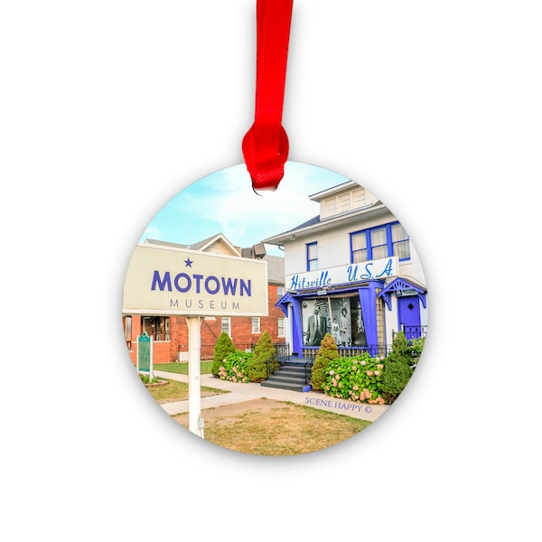 Motown Detroit Ornament, Motown Detroit Gift, Motown Detroit, Motown Ornament - Downtown Detroit Ornament
