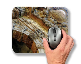 Belle Isle Aquarium Mousepad – Detroit Landmark | Original Photography | 7.75" × 9"