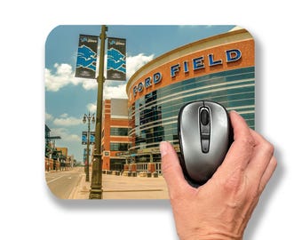 Ford Field Mousepad – Detroit Lions | Original Photography | 7.75" × 9"