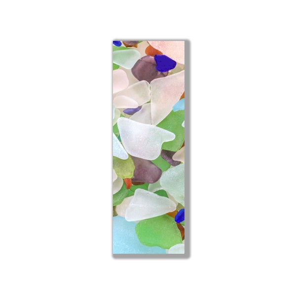 Michigan Photography Bookmark - Great Lakes Beach Glass - Beach Glass - Beach Glass Bookmark - Sea Glass Bookmark - Michigan Beach Glass