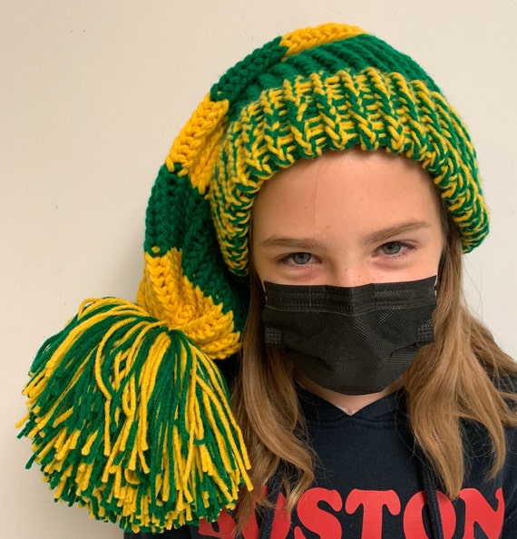 Adult Stocking Hat Team Colors Custom Santa Hat Green Bay 