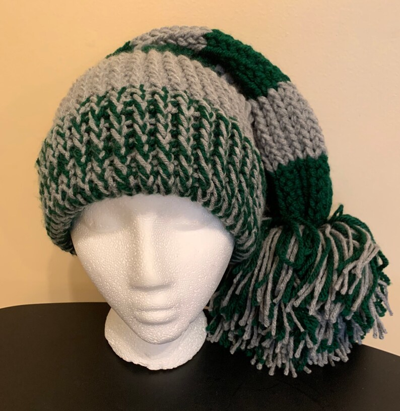 Harry Potter Slytherin Stocking Hat Christmas Story Hat Snape Etsy