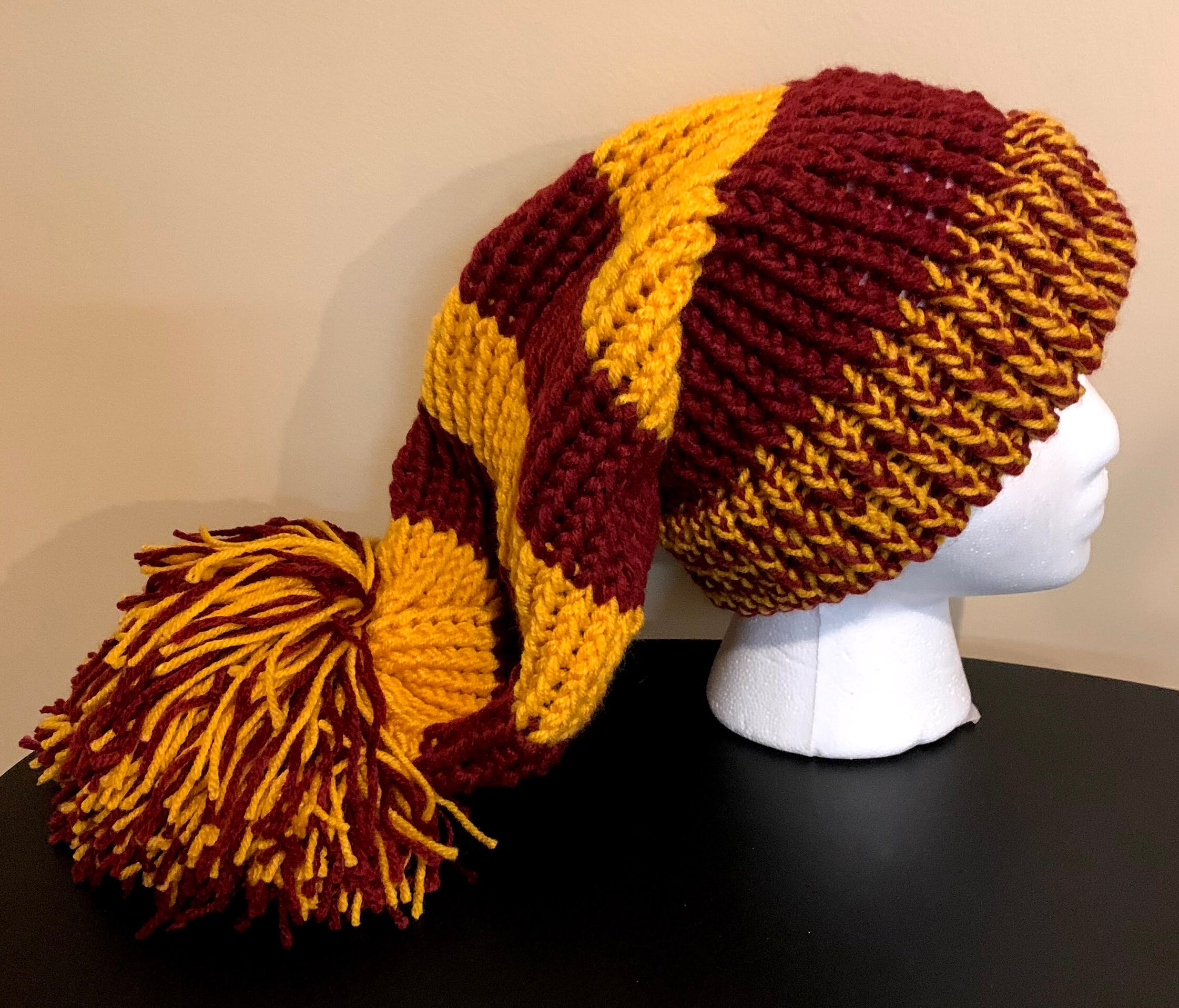 Harry Potter Gryffindor Stocking Hat Christmas Story Hat Harry Etsy