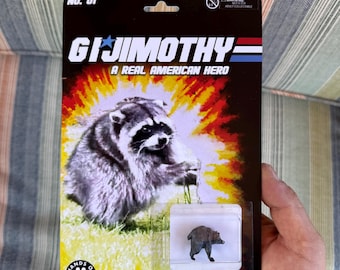 Jimothy, la statuetta del procione