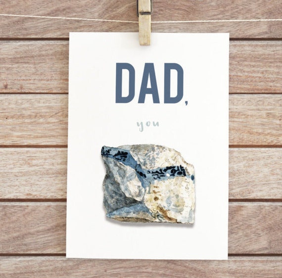 funny father s day card printable dad you rock etsy hong kong