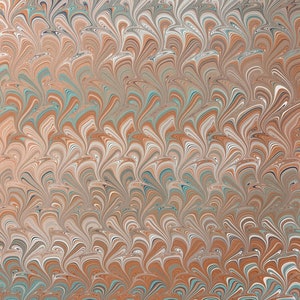 Hand Marbled Paper 19x24 inches (#31)
