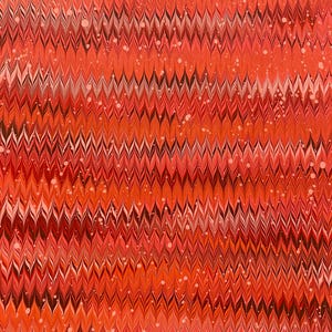 Hand Marbled Paper 19x24 inches (#77)