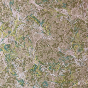 Hand Marbled Paper 19x24 inches (#68)