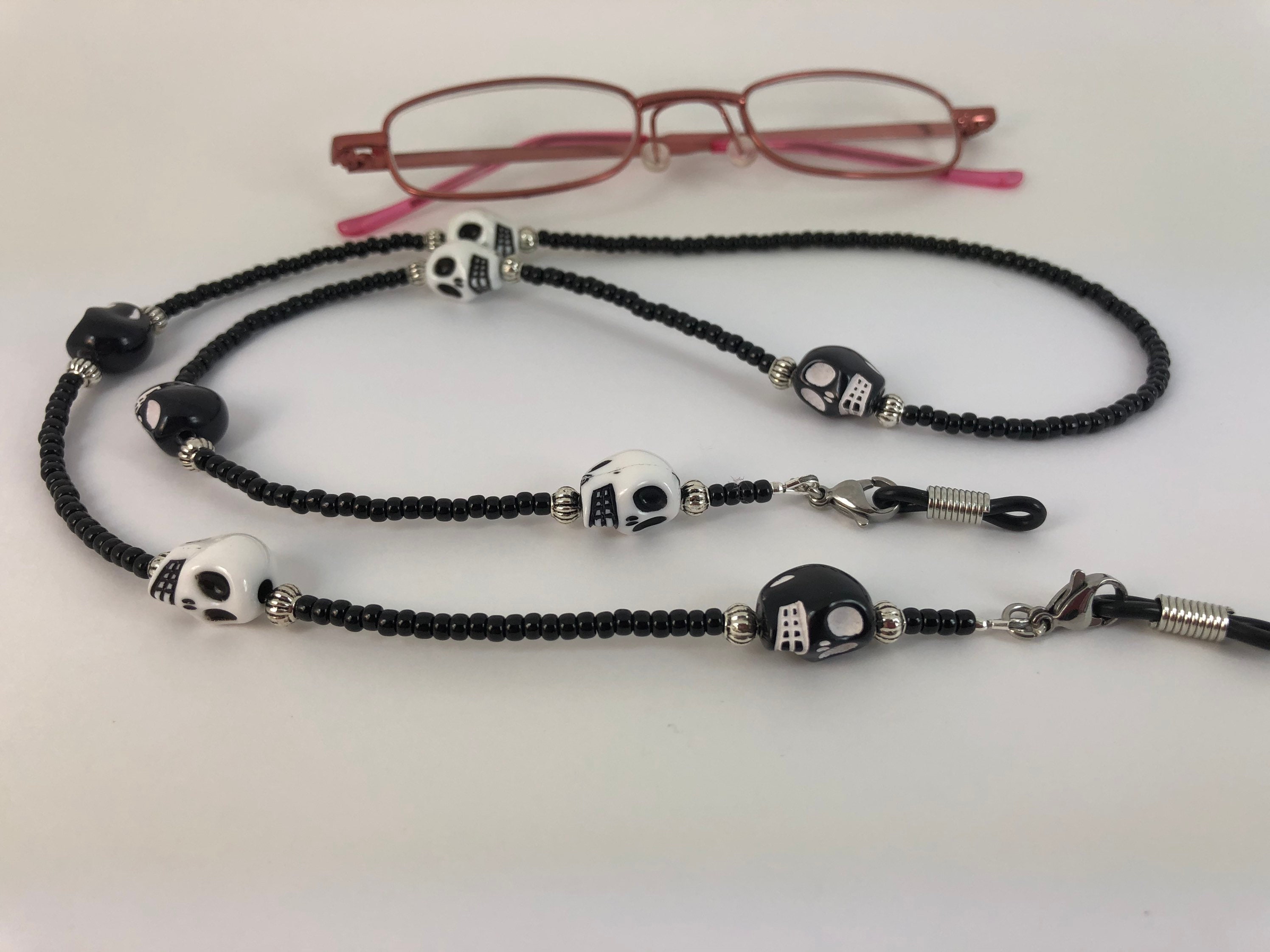 Reaowazo Mushroom Chain and Spike Chain Cute Colorful Waist Chain Punk Goth Keychains Harajuku Accessories