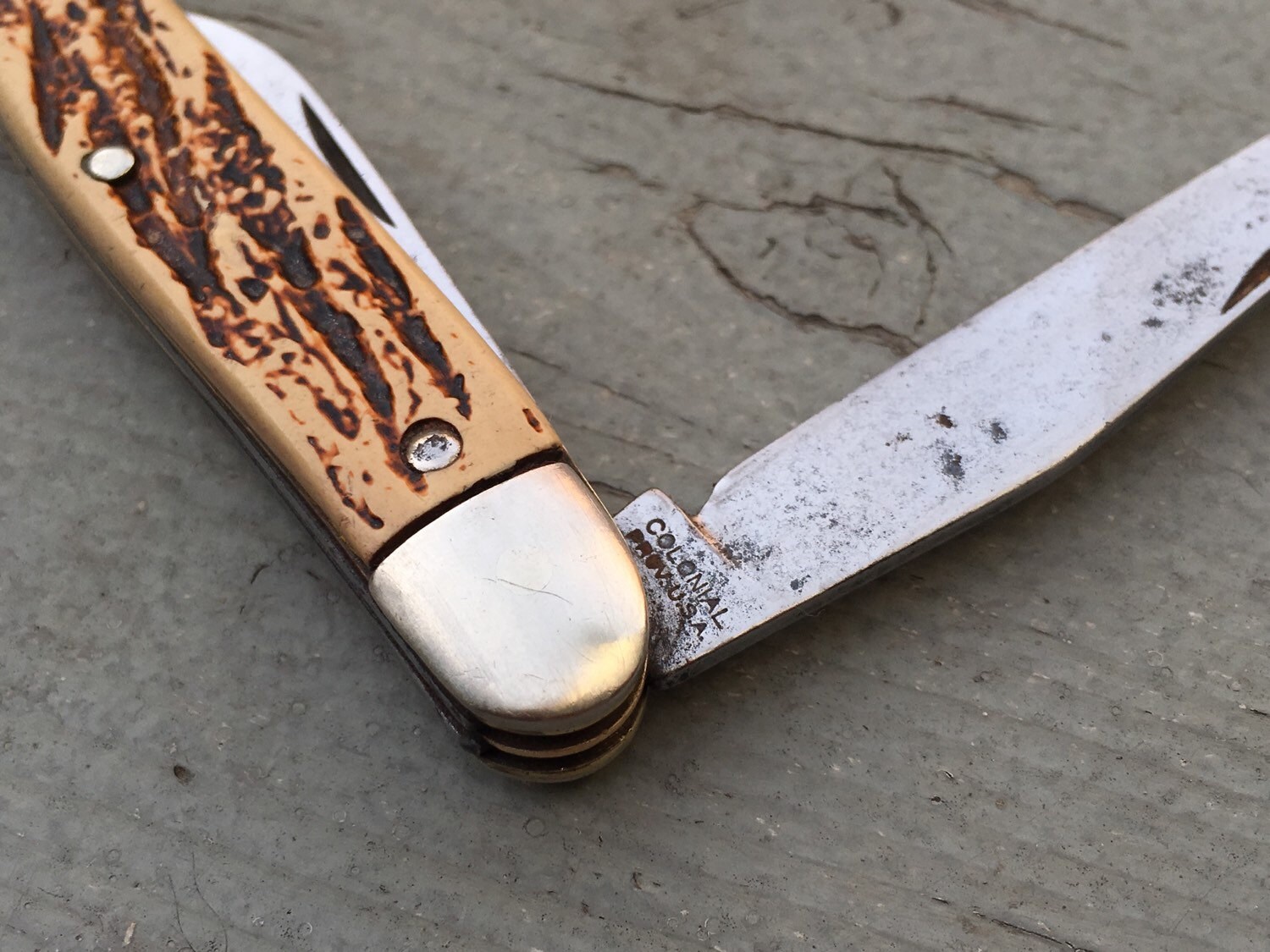 Vintage Colonial Prov USA Pocket Knife Vintage 2blade Pocket Etsy