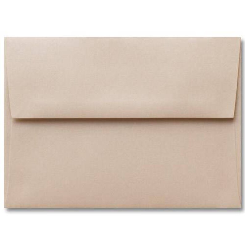 50 A2 Metallic Envelopes Straight Flap Etsy