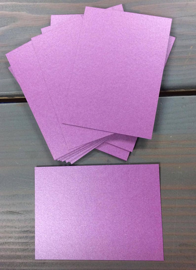 Metallic Shimmer Card Stock 105 5 x 7 1 Sample Etsy