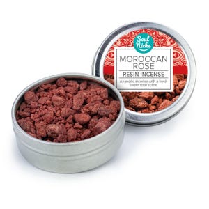 Moroccan Rose - Resin Incense - Monastery Incense - Rose Incense - Floral Incense - Loose Incense - Natural Incense - Granular Incense - Tin