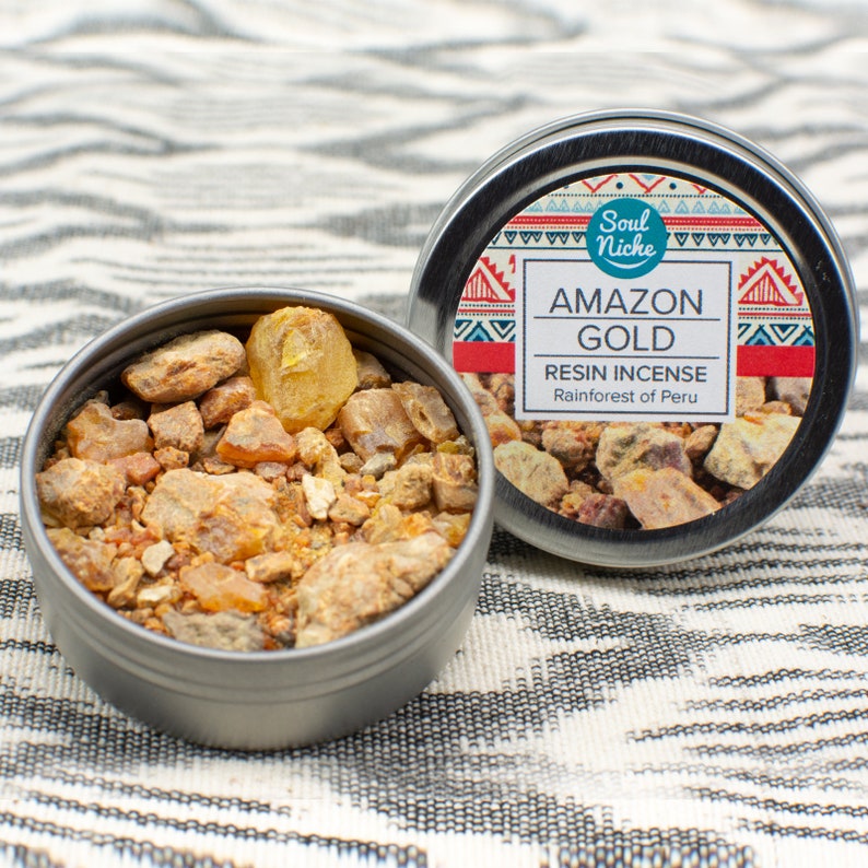Amazon Gold Copal Incense Resin Natural Incense Peruvian Etsy