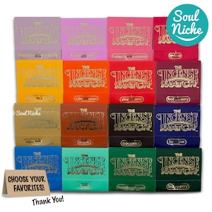 Incense Match - Incense Matches - Scented Matches - 16 Scents - Bathroom Matches - Dormroom - Travel - Air Freshener - Stocking Stuffers