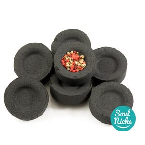 Charcoal Tablets (33mm) 1 Roll/10 Tablets - Self Lighting - Resin Incense Charcoal - For Use with our Resin Collection - Smudging - Supplies
