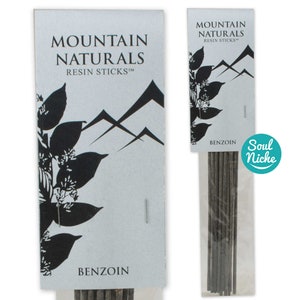 Benzoin Resin Incense Sticks - Benzoin Incense - Mountain Naturals