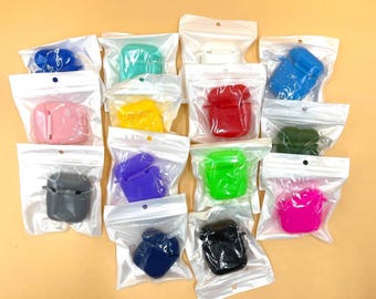 Airpods 1 & 2 Silicone Case, Shockproof Protective Cover