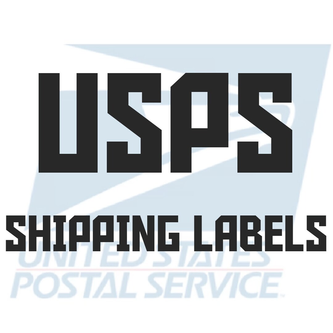 USPS Shipping Labels Etsy