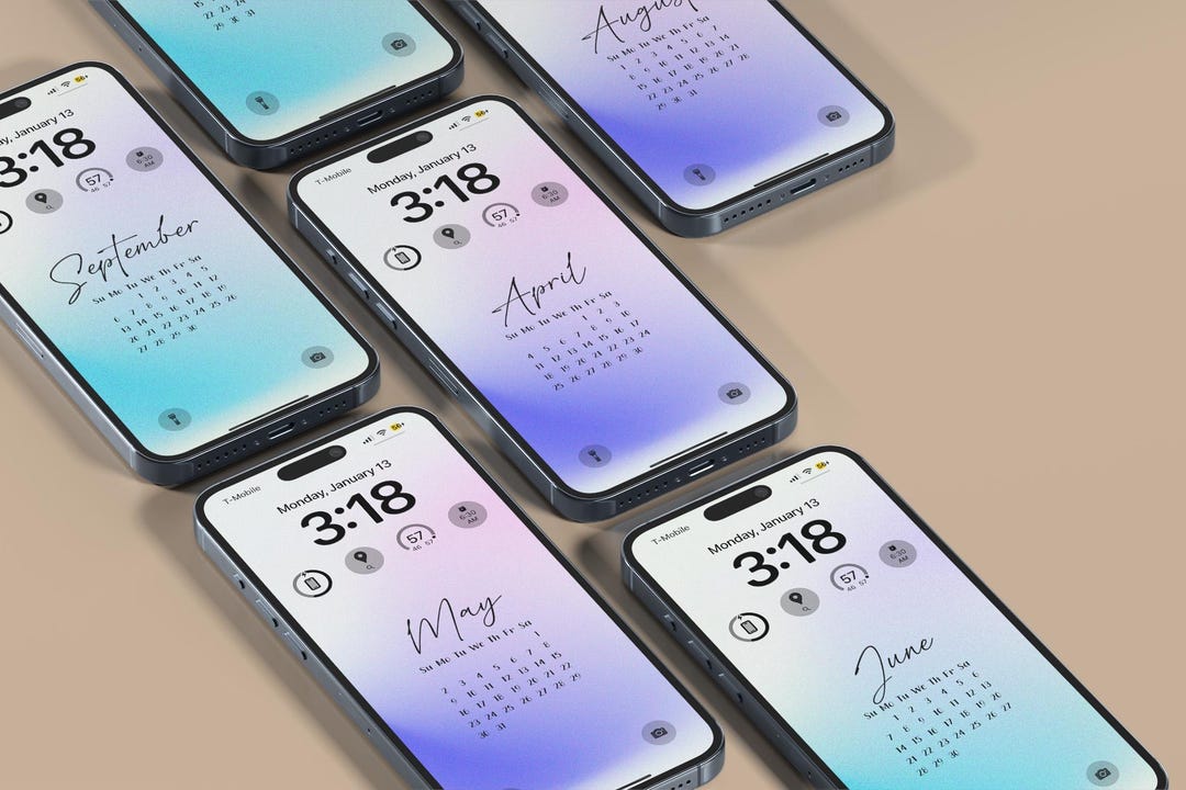 IPhone 2026 Calendar Wallpaper, Phone Wallpaper, Wallpaper Iphone