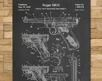 Arte de patente para Ruger MKIII Target Pistol 2006