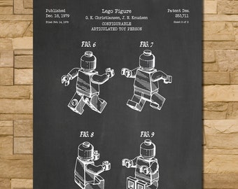 Toy Person Patent Print Art 1979 B