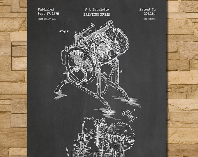 Vintage Wood and Metal Printing Press Block Portrait of a Spectacled Man 11/2 Tall Syracuse, NY