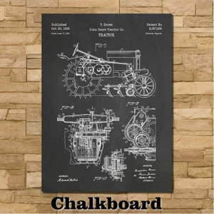 Patent Art for John Deere Tractor 1936