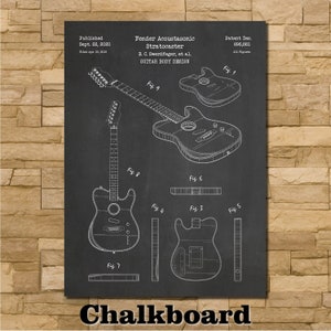 Patent Art Depicting Fender Guitar 2020