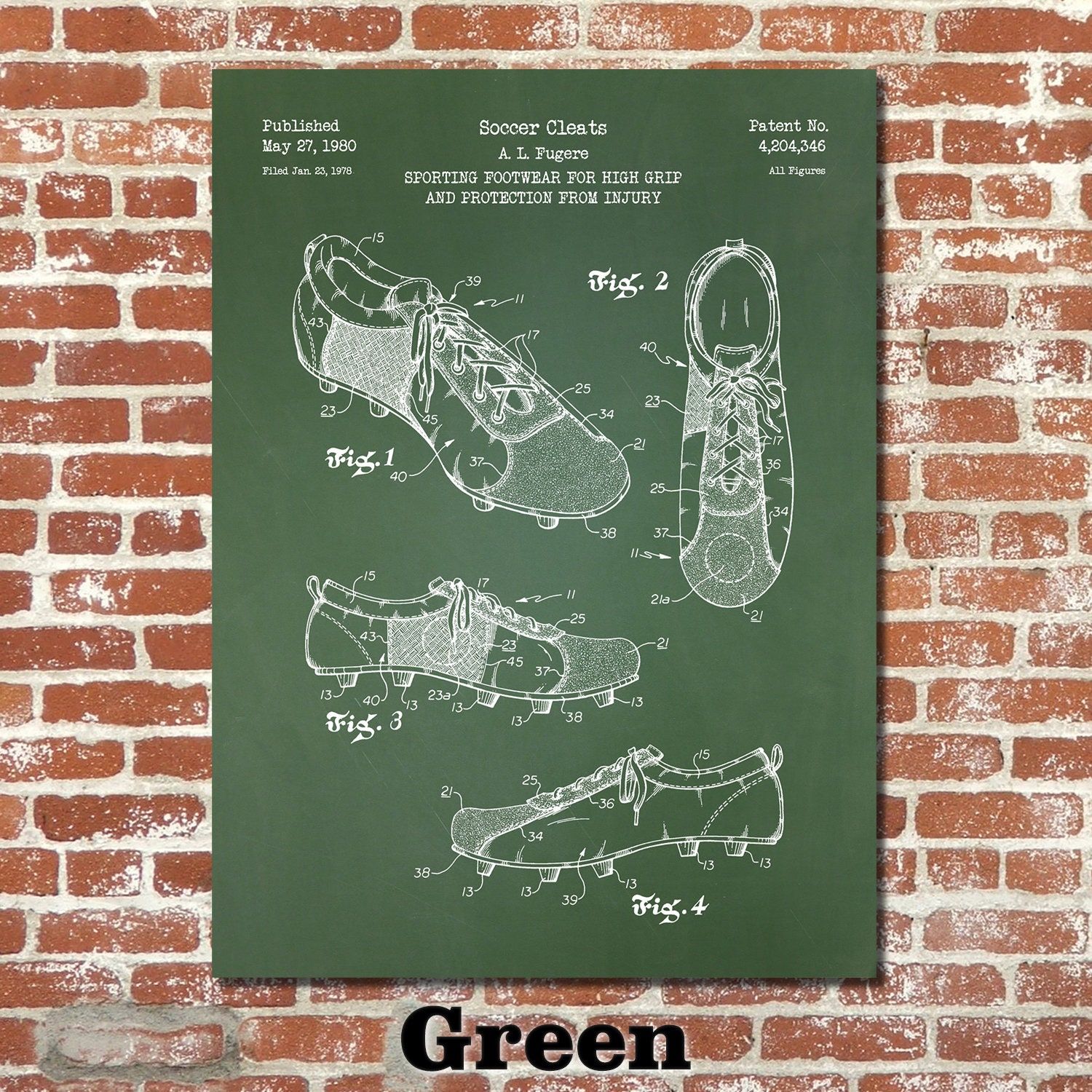soccer-shoes-patent-print-art-1980-etsy