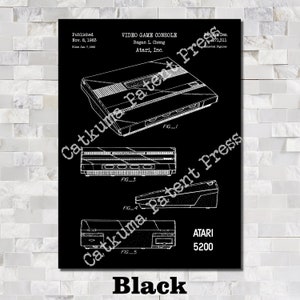 Patent Art Depicting Atari 5200 1983 - Etsy