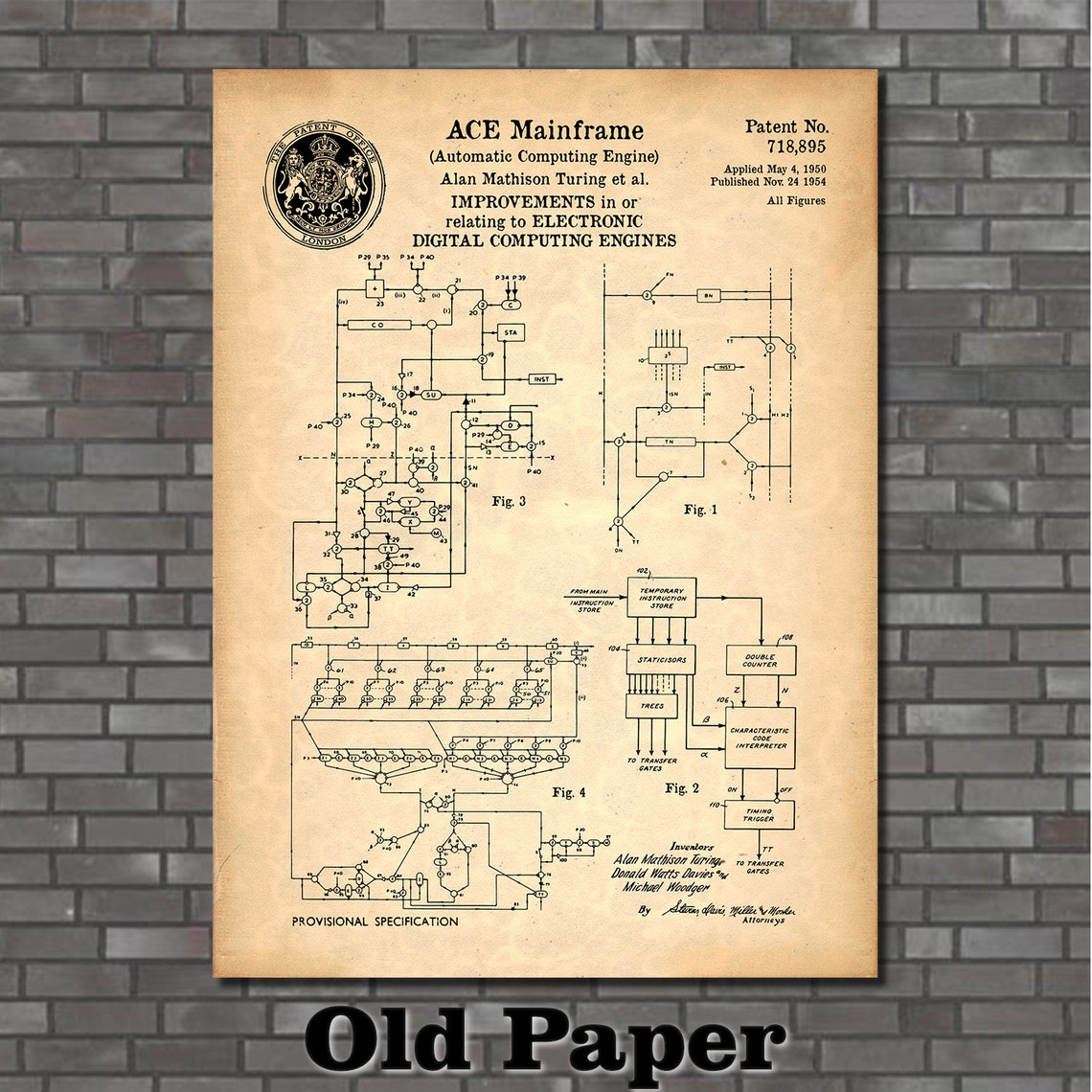 Ace Mainframe Diagram Turing Schematic Turing Machine Ace Ma