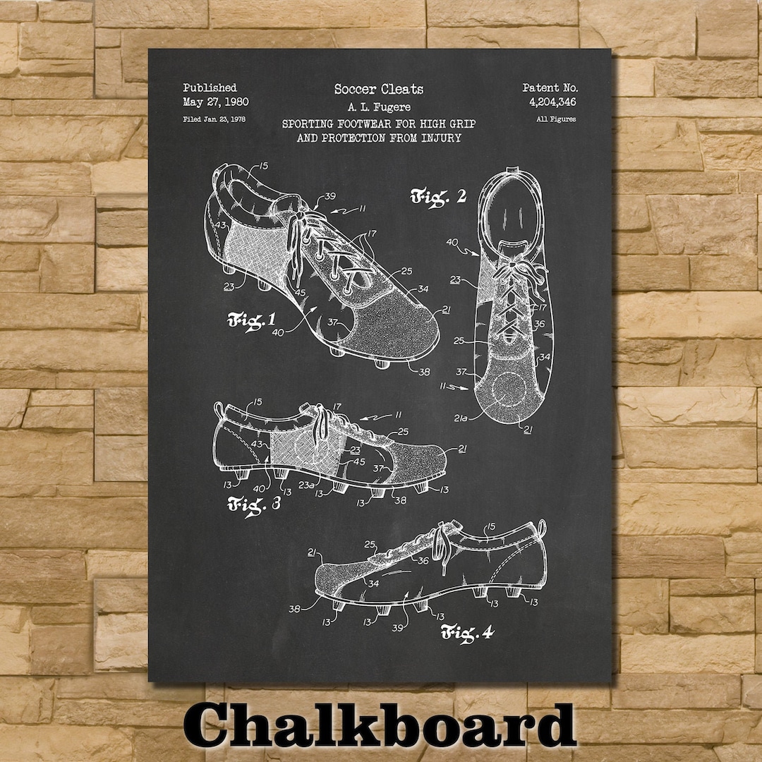 soccer-shoes-patent-print-art-1980-etsy