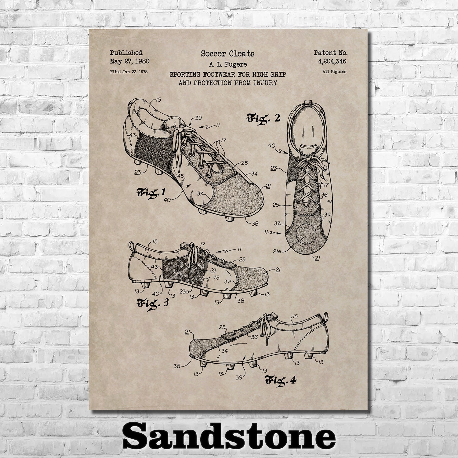 soccer-shoes-patent-print-art-1980-etsy