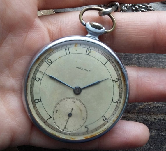 Soviet watch 3Q 1951, Open Face, Vintage watch, Me