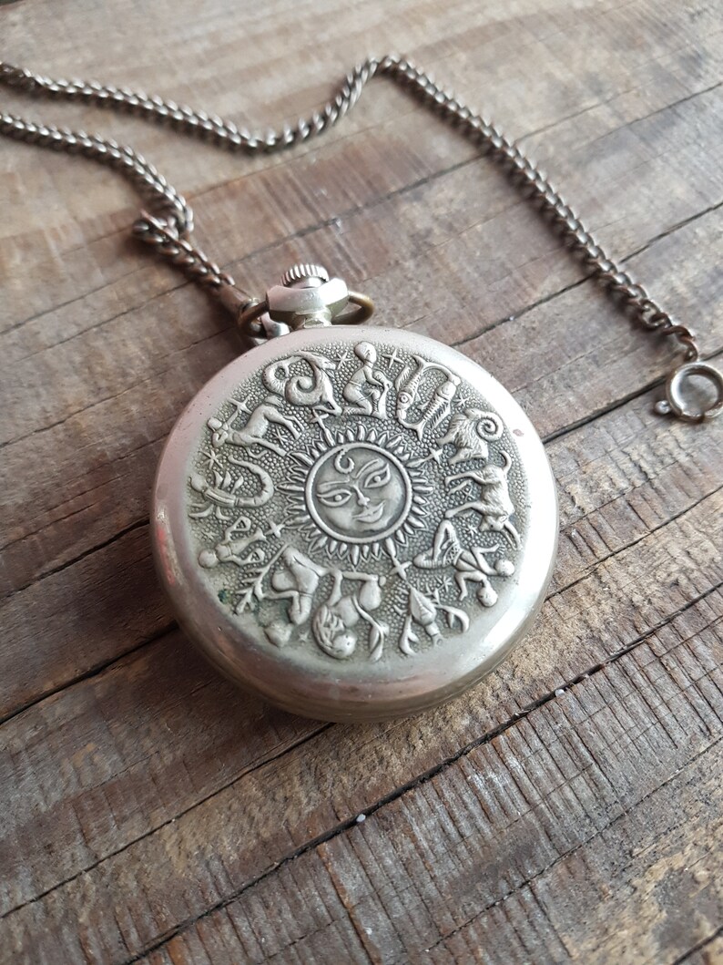 Zodiac signs rare pocket watches mechanical watches Etsy