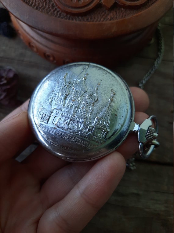 Vintage watches Pocket watch Pobeda pocket watch