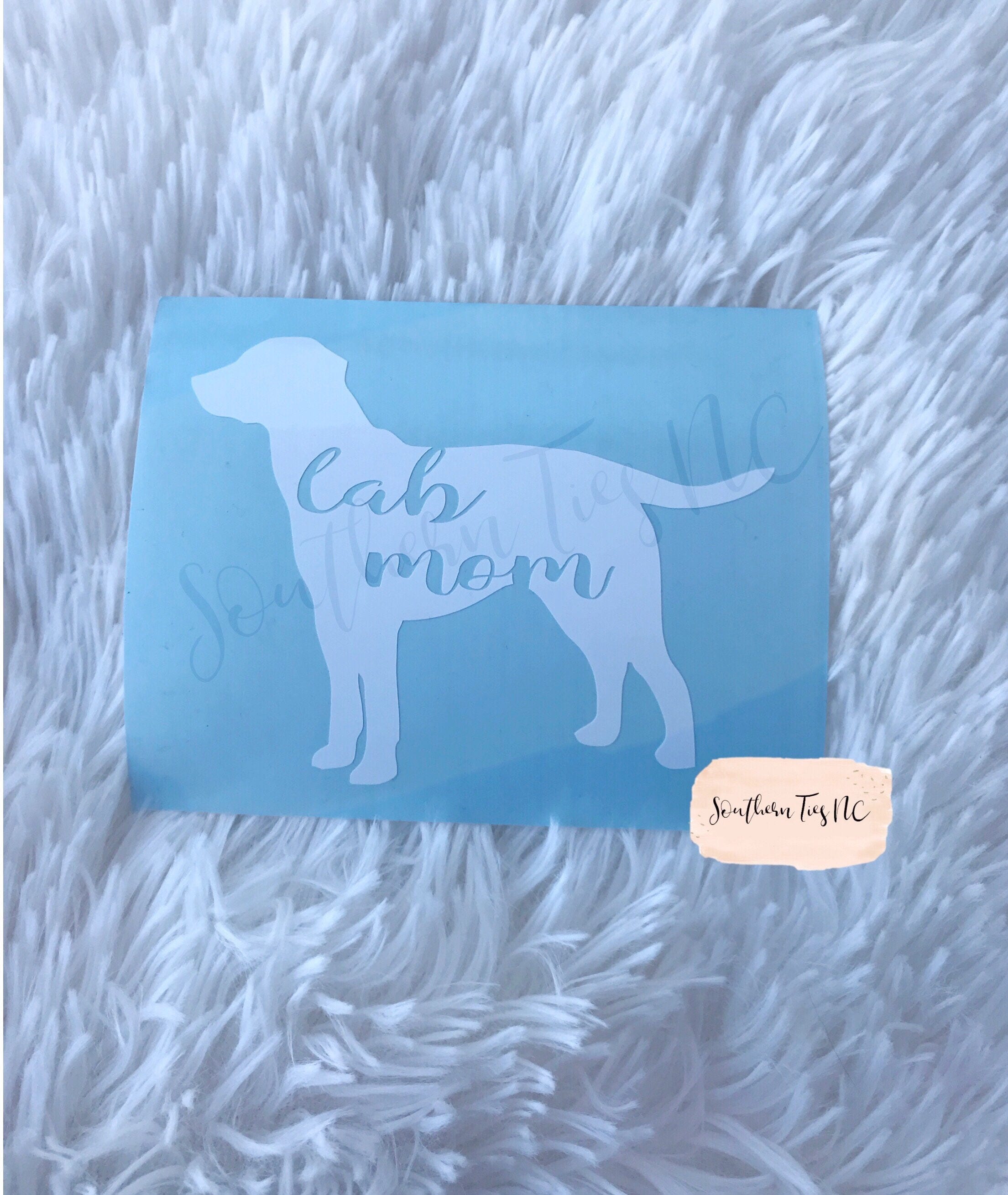 Lab Mom Decal Cup Decal Yeti Decal Laptop Decal Etsy