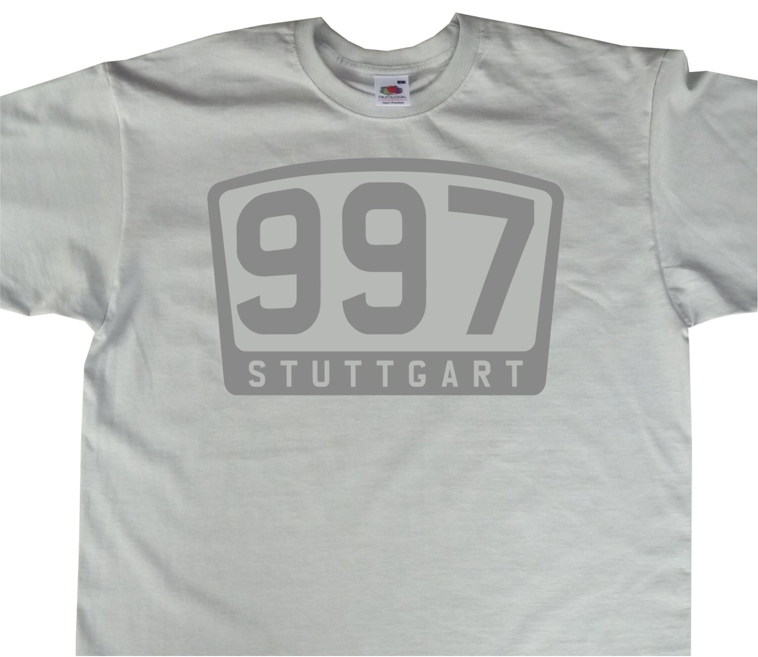 Image of Porsche Inspired 997 911 Stuttgart Emblem T-Shirt Bc346