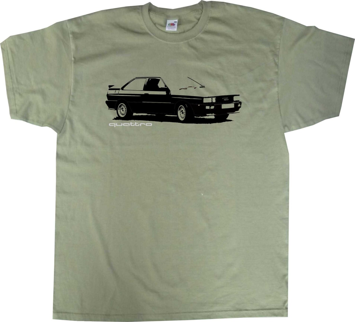 Image of Classic 80's Quattro Rally Car T-Shirt Audi Inspired Bc88 Various Colours